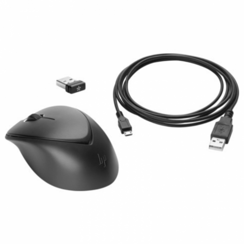 HP Wireless Premium Comfort Mouse, Fingerprint resistant - Black