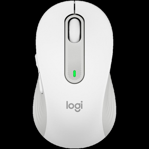 Logitech Signature M650 - Mouse - optical - 5 buttons - wireless - Bluetooth, 2.4 GHz - Logitech Logi Bolt USB receiver - off-white 