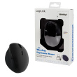 LogiLink Ergonomic - Mouse - ergonomic - optical - 6 buttons - wireless - 2.4 GHz 