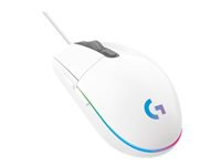 LOGITECH Gaming Mouse G203 LIGHTSYNC Mouse optical 6 buttons wired USB white