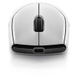 Dell | Mouse | Alienware Tri-Mode AW720M | 2.4GHz Wireless Gaming Mouse | Wireless | Wireless - 2.4 GHz, Bluetooth 5.1. USB-C | Lunar light