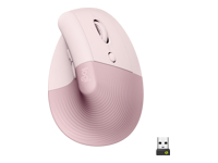 LOGITECH Lift Vertical Ergonomic Mouse Vertical mouse ergonomic optical 6 buttons wireless Bluetooth 2.4 GHz LOGITECH Bolt USB