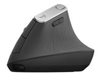 LOGITECH MX Vertical Vertical mouse ergonomic optical 6 buttons wireless wired Bluetooth 2.4 GHz USB wireless receiver graphite