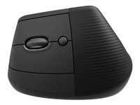 LOGITECH Lift Vertical Ergonomic Mouse Vertical mouse ergonomic left-handed optical 6 buttons wireless Bluetooth 2.4 GHz