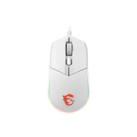 MSI | Clutch GM11 | Optical | Gaming Mouse | White | Yes Clutch GM11 WHITE
