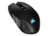 CORSAIR Scimitar Elite Wireless Gaming Mouse Wireless Backlit RGB LED 26000 DPI Optical