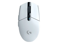 LOGITECH G G305 Mouse optical 6 buttons wireless 2.4 GHz USB wireless receiver white