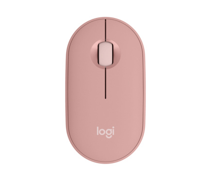  Logitech M350s - Optical mouse - Pebble 2 - tonal rose