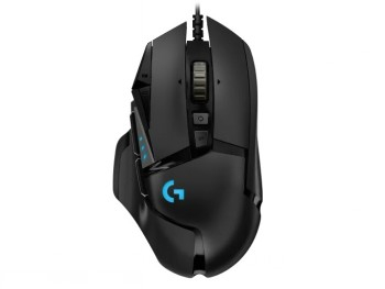 LOGITECH GAMING MOUSE G502 HERO CORDED BLACK