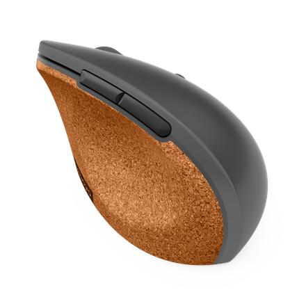 Lenovo | Go Wireless Vertical Mouse | USB-A | Grey