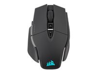 CORSAIR M65 RGB ULTRA Wireless Gaming Mouse Backlit RGB LED Optical Silver ALU Black