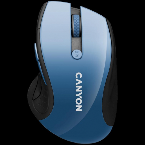 CANYON mouse MW-01 BlueLED Wireless Blue Grey