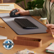 Logitech Lift for Business - Vertical mouse - ergonomic - 6 buttons - wireless - Bluetooth, 2.4 GHz - Logitech Logi Bolt USB receiver - graphite 