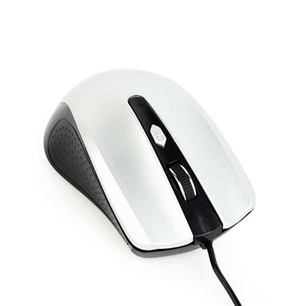 Gembird | Mouse | MUS-4B-01-BS | Standard | USB | Black/ silver