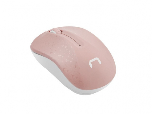 Natec Wireless Mouse Toucan Pink & White 1600DPI