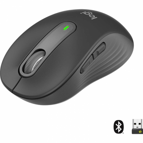 Logitech Signature M650 L, vaikne, must - Juhtmevaba optiline hiir / 910-006236