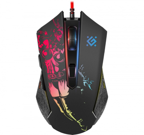 Gaming, optic, wired mouse  DEFENDER GM-933 SIN'SISTER 7200dpi 6P RGB