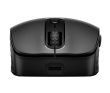 HP 695 Wireless Bluetooth Mouse - Wireless Qi-Charging, Programmable, 4-way Scrolling - Black