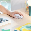 Logitech Signature M650 L LEFT - Mouse - large size - left-handed - optical - 5 buttons - wireless - 2.4 GHz, Bluetooth - Logitech Logi Bolt USB receiver - off-white 