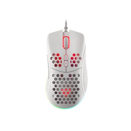 Genesis | Gaming Mouse | Krypton 555 | Wired | Optical | Gaming Mouse | USB 2.0 | White | Yes NMG-1840