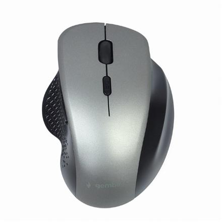 Gembird | Wireless Optical mouse | MUSW-6B-02-BG | Optical mouse | USB | Black-Spacegrey