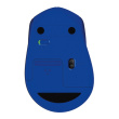 Logitech M330 SILENT PLUS - Mouse - 3 buttons - wireless - 2.4 GHz - USB wireless receiver - blue - Extra comfort and precision with SilentTouch