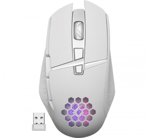 MOUSE DEFENDER GM-514 GLORY OPTIC RF RGB 3200dpi 7P WHITE