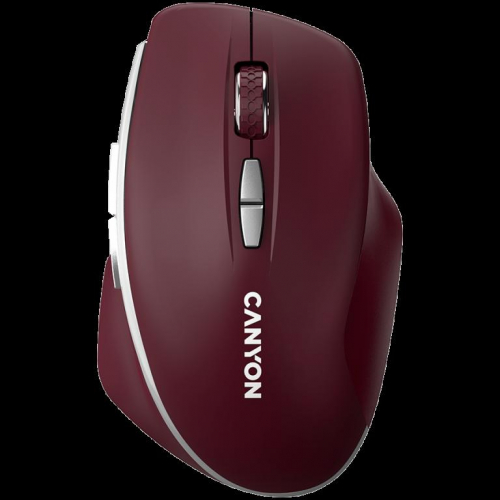 CANYON mouse MW-21 BlueLED 7buttons Wireless Burgundy Red