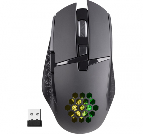 MOUSE DEFENDER GM-514 GLORY OPTIC RF RGB 3200dpi 7P BLACK