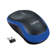 LOGITECH M185 cordless Notebook Mouse USB black blue