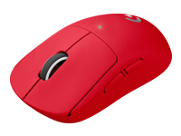 LOGITECH G PRO X SUPERLIGHT Mouse optical 5 buttons wireless 2.4 GHz USB LIGHTSPEED receiver red