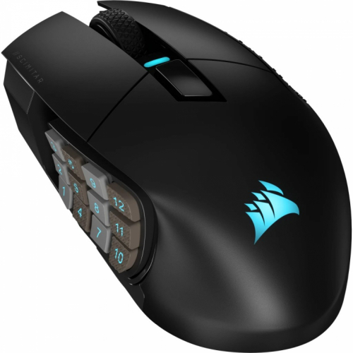 Corsair SCIMITAR ELITE WIRELESS mouse Gaming Right-hand RF Wireless + Bluetooth + USB Type-C Optical 26000 DPI