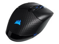 CORSAIR DARK CORE RGB PRO Wireless FPS/MOBA Gaming Mouse with SLIPSTREAM Technology Black Backlit RGB LED 18000 DPI Optical (EU)