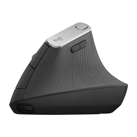 Logitech | Ergonomic Mouse | MX VERTICAL | Wireless | USB, Bluetooth | Graphite