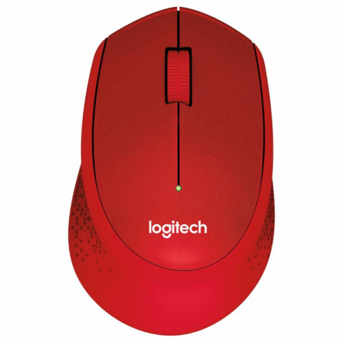 Logitech M330 Silent Plus, vaikne, punane - Juhtmevaba laser/optiline hiir / 910-004911