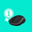 Logitech M185 Wireless grey 789543