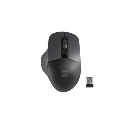 Natec Mouse, BlackBird 2, Silent, Wireless, 1600 DPI, Optical, Black | Natec | Mouse | Optical | Wireless | Black/Gray | BlackBird 2