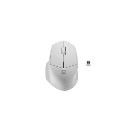 Natec | Mouse | Siskin 2 | Wireless | USB Type-A | White