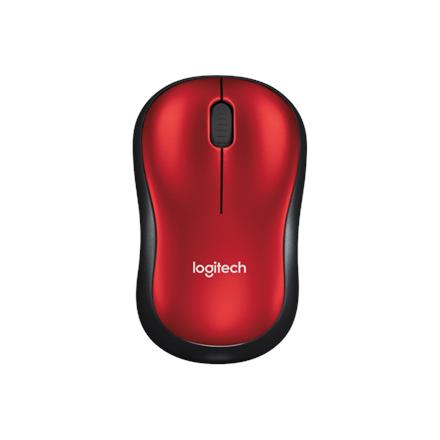 Logitech | Mouse | M185 | Wireless | Red