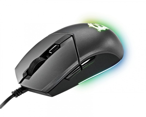 MSI Clutch GM11 Gaming Mouse, Wired, Black MSI | Clutch GM11 | Optical | Gaming Mouse | Black | Yes