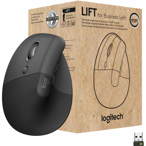 Logitech Lift for Business - Vertikale Maus - ergonomisch