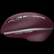 CANYON mouse MW-21 BlueLED 7buttons Wireless Burgundy Red