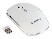 GEMBIRD MUSW-4B-01-W Gembird Wireless optical mouse MUSW-4B-01-W, 1600 DPI, nano USB, white