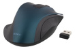 DELTACO MS-708 - Mouse - ergonomic - optical - 3 buttons - wireless - 2.4 GHz - USB wireless receiver - blue 