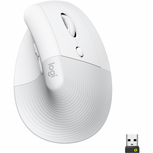 Logitech Lift Vertical Ergonomic wireless off-white