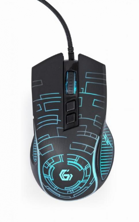 SE USB OPTICAL GAMING/BLACK MUSG-RGB-01 GEMBIRD