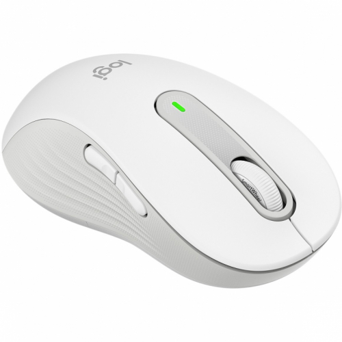 Logitech Signature M650 L LEFT Mouse large size left-handed optical 5 buttons wireless Bluetooth 2.4 GHz OFF-WHITE