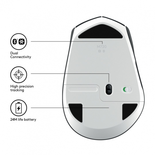 Logitech M720 Triathlon Mouse WLONONWCRAMOC