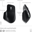 LOGITECH Master Series MX Master 3S for Mac Mouse - Wireless + Bluetooth - Space Grey for Apple