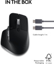 LOGITECH Master Series MX Master 3S for Mac Mouse - Wireless + Bluetooth - Space Grey for Apple